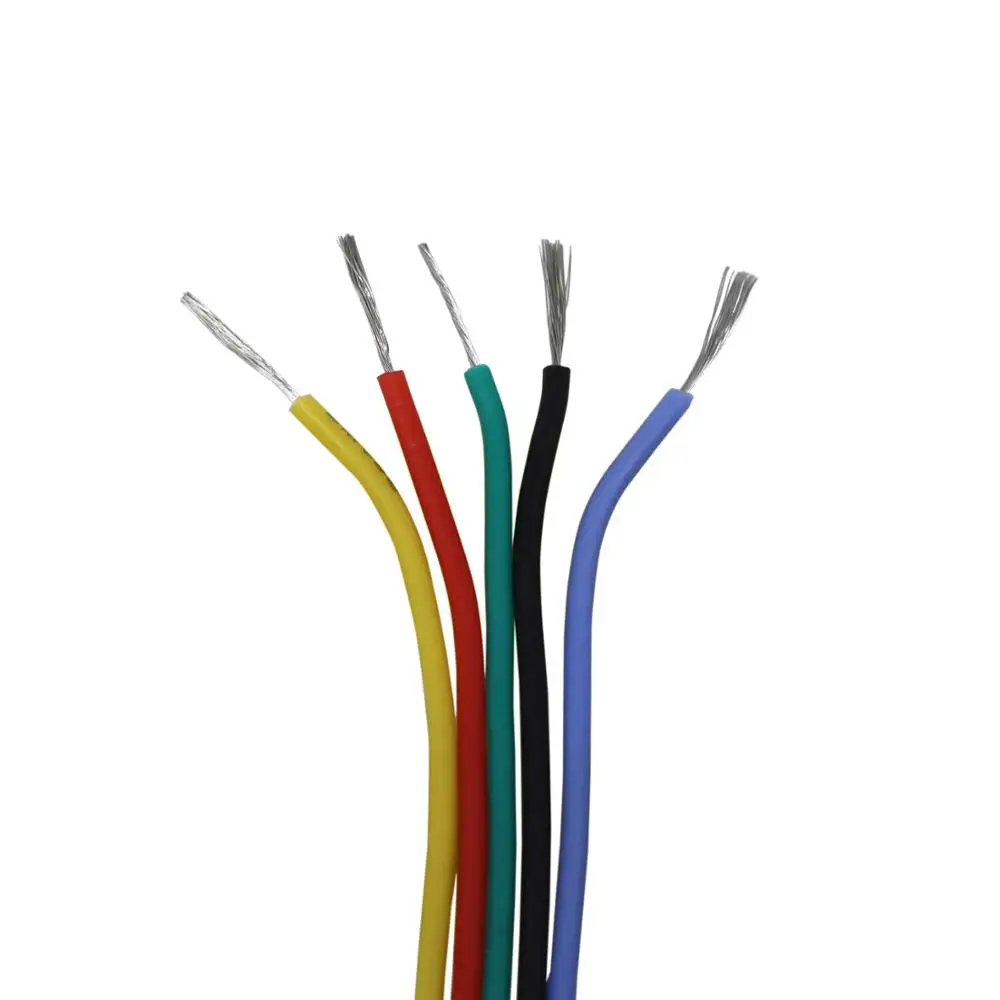 10 метров 32,8 футов 18AWG гибкий силиконовый провод луженая медная проволока кабель многожильный 10 цветов на выбор DIY проводное соединение