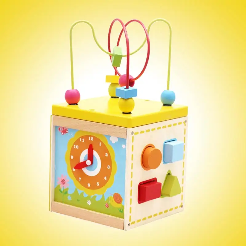 3d металлические головоломки Игрушки для маленьких детей Горячее предложение пять-в-одном многофункциональный круглый шарик здания