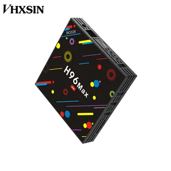 

VHXSIN h96 pro MAX H2 Android 7.1 smart TV box Rockchip RK3328 Quad-core 4GB RAM 32 ROM