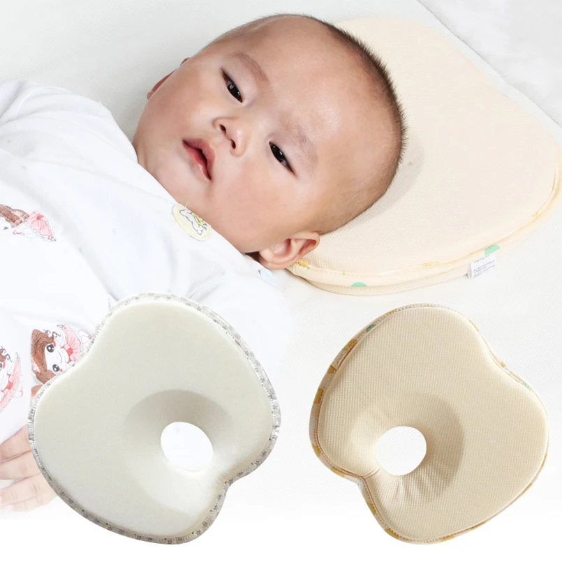Memory Baby Pliiow Prevent Flat Head Newborn Head Protection 0 24 Month Anti static White