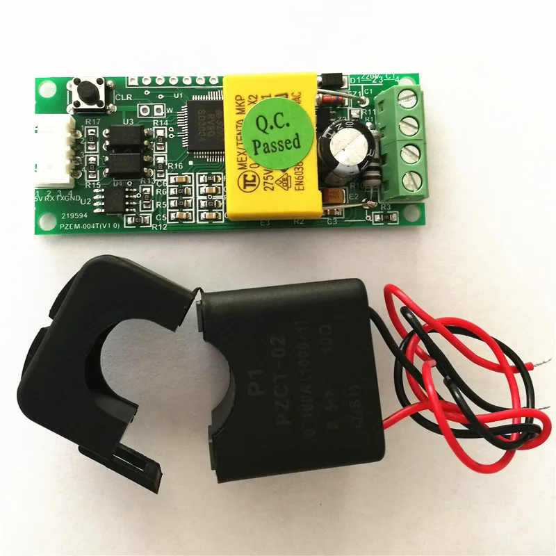 PEACEFAIR PZEM 004T AC 80 260V 100A TTL Port Voltmeter