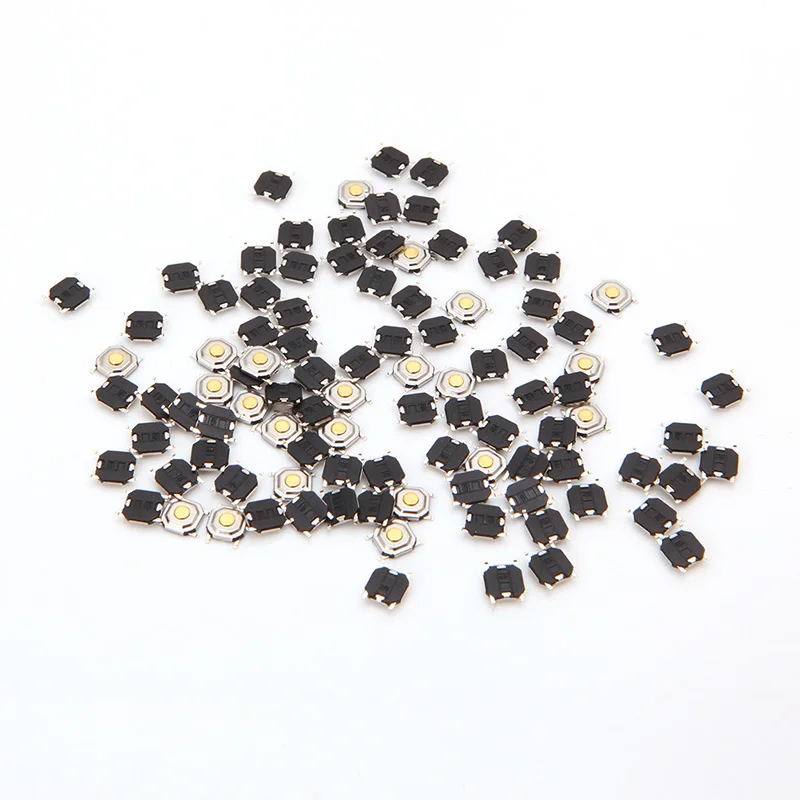 

100 x Waterproof Microswitch Tactile Tact Push Button Switch Momentary SMD 4 Pin