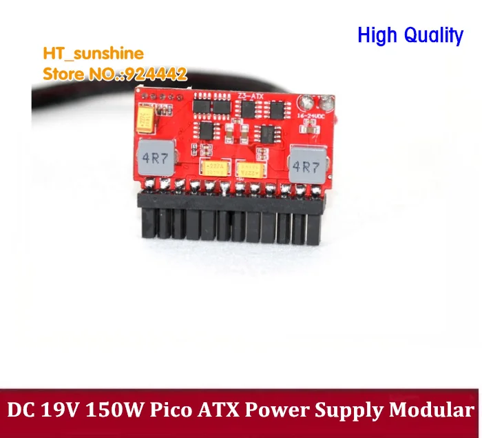 

DC 19V input 24Pin Pico ATX 150W Switch PSU Car Auto Mini ITX High Power Supply Module ITX Z1 DC-DC HTPC Computer