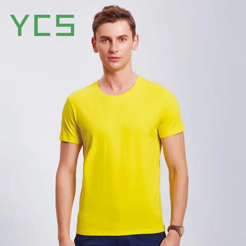Магазин YCS 95% хлопковая футболка на заказ Мужская с вашим дизайном текста