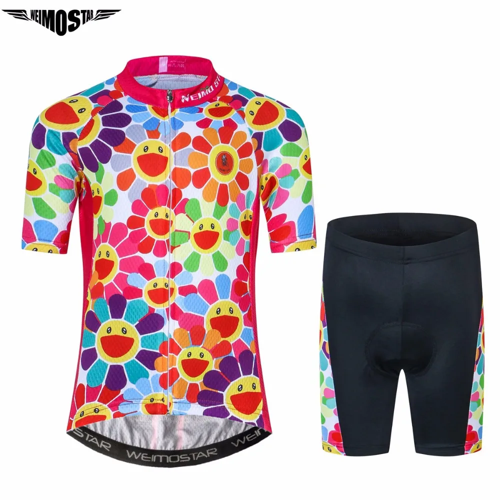 WEIMOSTAR Children Summer Cycling Jersey Roupa Ciclismo Maillot Bike