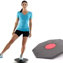 Многоцелевая пластиковая доска для равновесия устойчивый тренажер фитнес тренировка балансировочная пластина