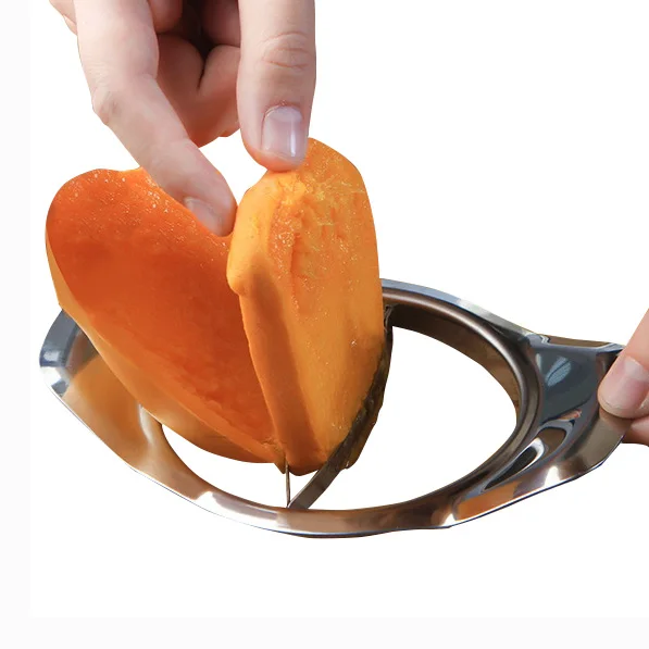 

mango pitter slicer remove mango fruit core tool stainless steel kitchen gadgets aid product mango slicer cutter splitter