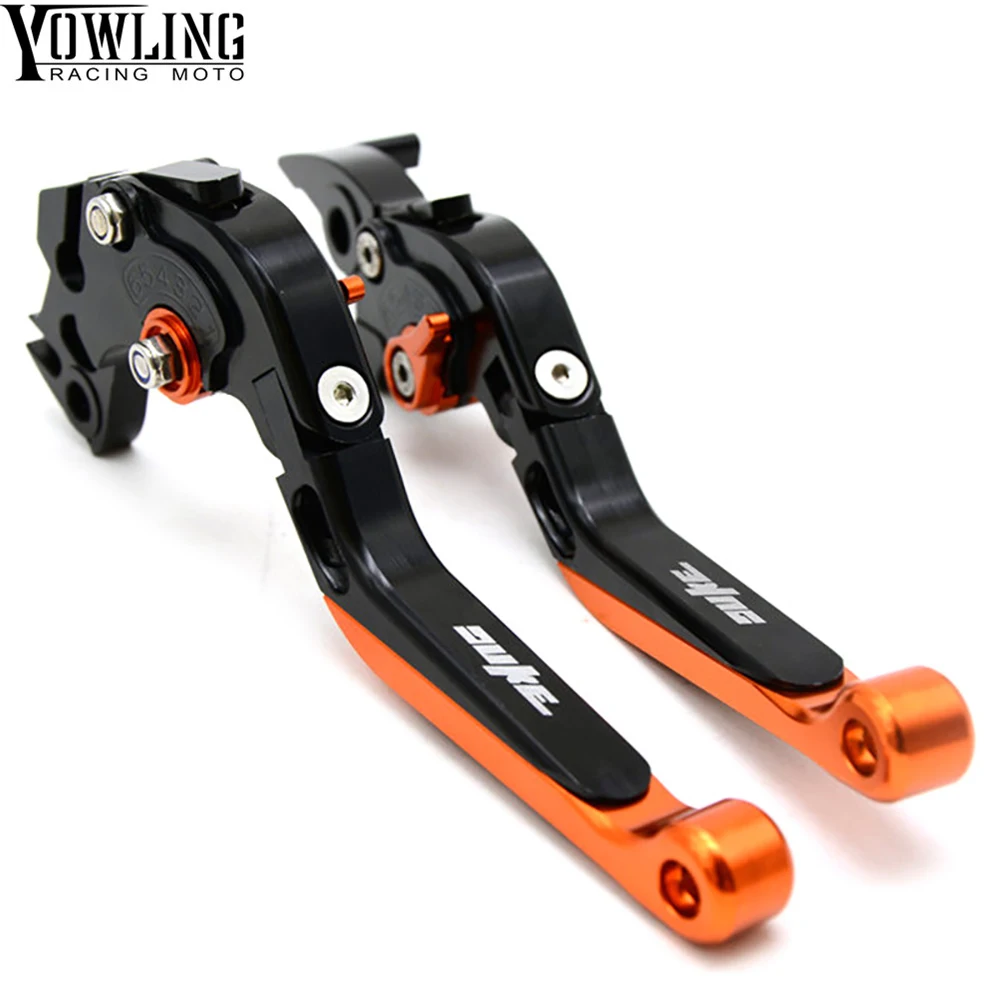 Motorcycle Adjustable Foldable Lengthening CNC Motorbike Brakes Clutch Levers FOR KTM DUKE 200 RC200 DUKE200 2014 2015 2016