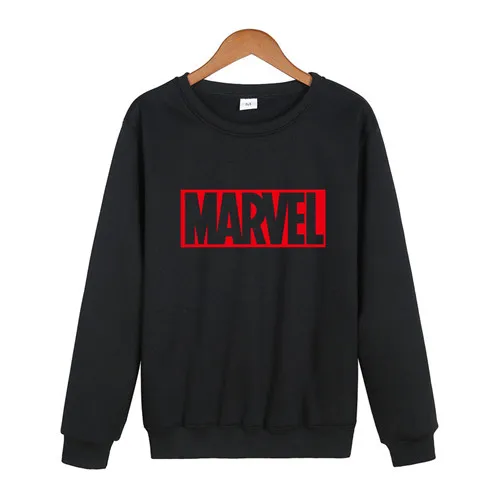 Толстовки Hombre MARVEL Sudaderas в стиле хип-хоп для мужчин s/Madam бренд с буквенным принтом пуловер с капюшоном Толстовка приталенная мужская Толстовка - Цвет: 70black