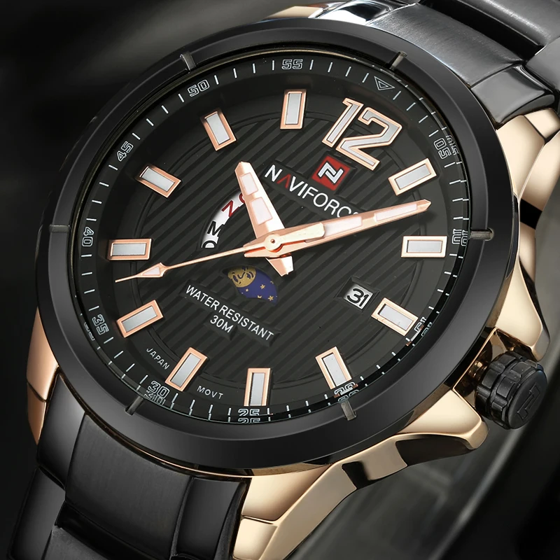 

NAVIFORCE Men Luxury Brand Full Steel Army Military Watches Men's Quartz Hour Clock Watch Sports Wrist Watch relogio masculino