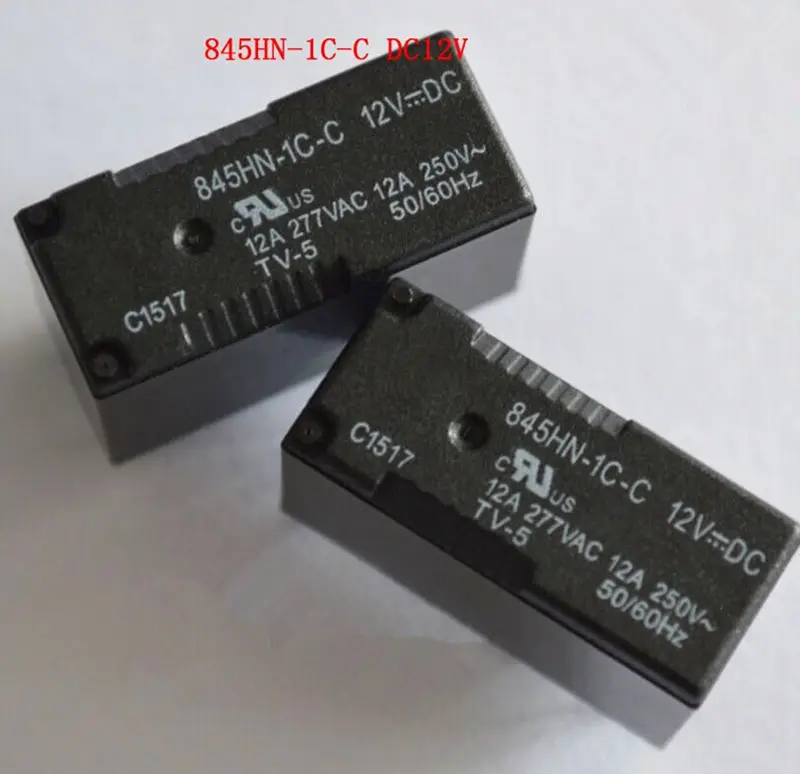 

845HN-1C-C 12VDC 845HN-1C-B-C 12V 5-pin 12A