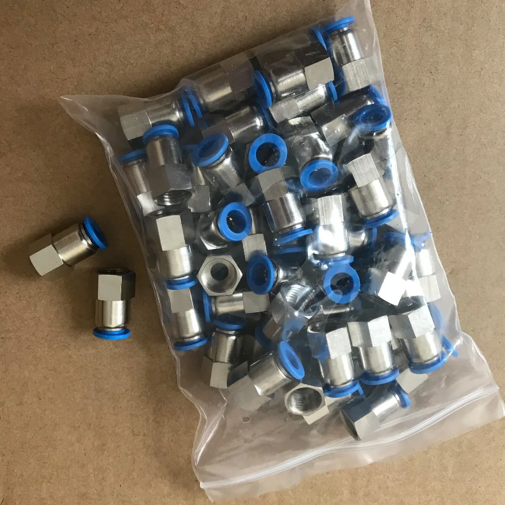 Размер трубки 6 мм резьба 1/8 NPT Стандартный пневматический трубчатый Фиттинг One touch
