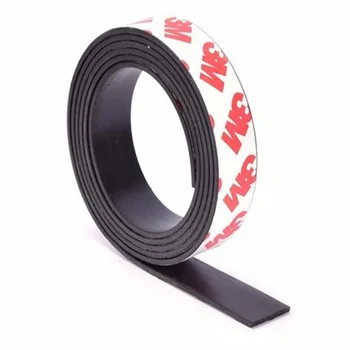 

Strong 10mm 15mm 20mm 25mm 5 meters Self-adhesive Flexible Magnetic Strip reusable Rubber Industrial Magnet Fixed file tape