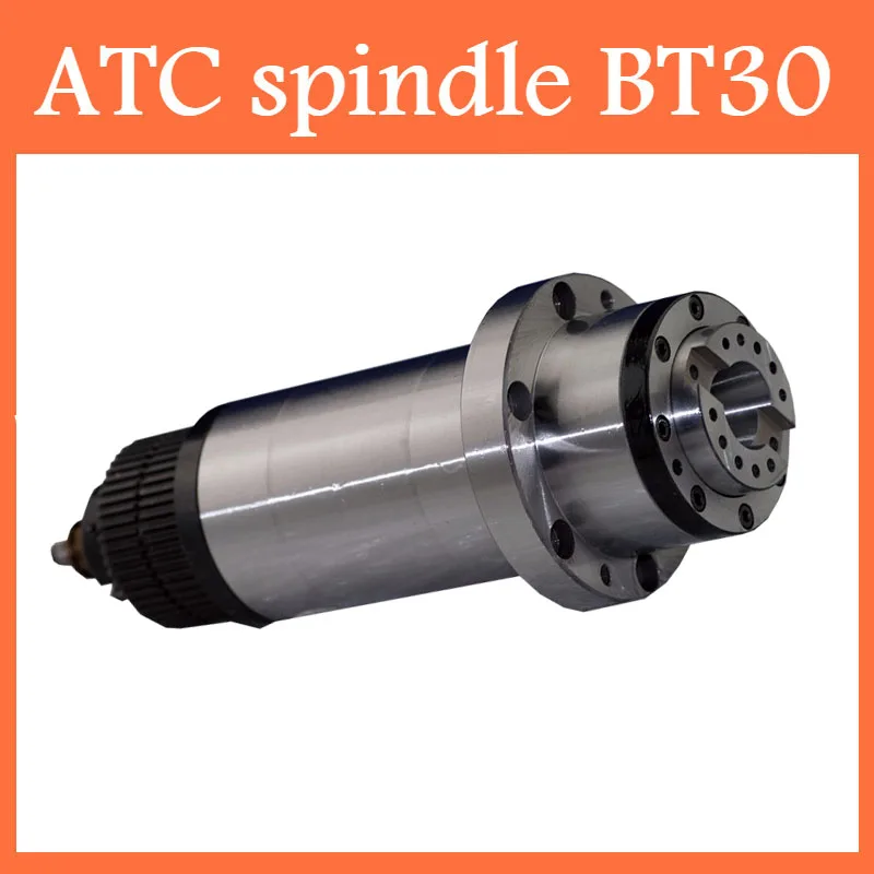

cnc spindle bt30 synchronous belt drive for milling machine ATC petal clamp disc spring drawbar tool high speed 90mm for milling