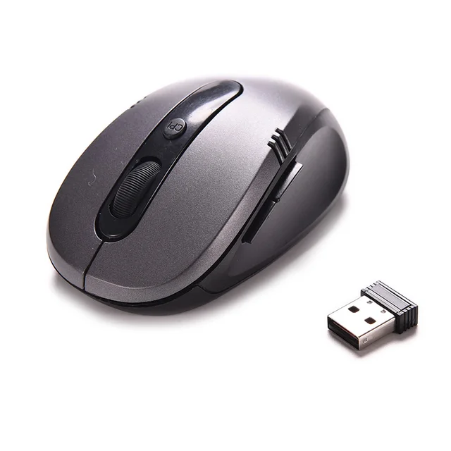 Modest 1PC Portable 1000DPI Optical Wireless Mouse USB Receiver RF 2.4G For Desktop & Laptop PC Compute Peripherals Accessories