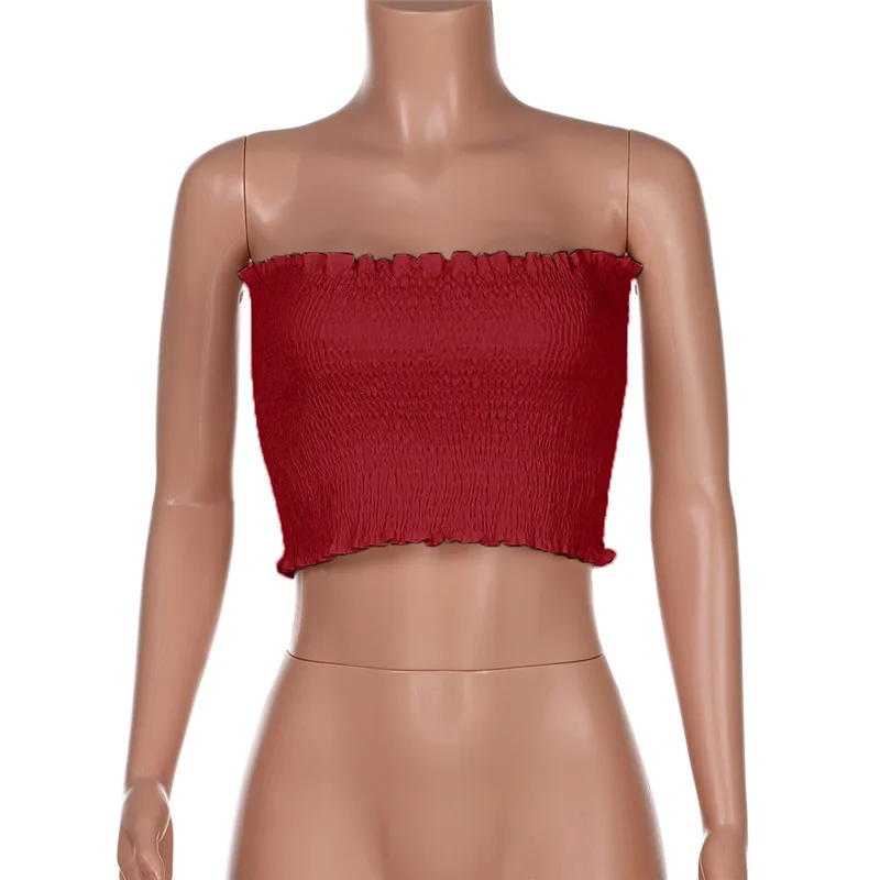 Women Strapless Elastic Boob Bandeau Tube Tops Bra Lingerie Breast Wrap Tube Tops Parte Superior Del Tubo Sujetador Top Femal A1 Women Strapless Elastic Boob Bandeau Tube Tops Bra Lingerie Breast Wrap Tube Tops Parte Superior Del Tubo Sujetador Top Femal A1