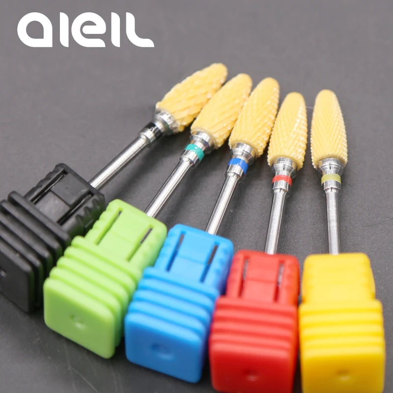 Nail Drill Bits Ceramic Milling Nail Drill Bits Manicure Mill Ceramic Machine Milling Cutters For Manicure Machine For Manicure  (4)
