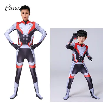 

Endgame Full Body Costume Onesie Adult Zipper Bodysuit Super Hero Costume Peter Parker Costume Miles Morales