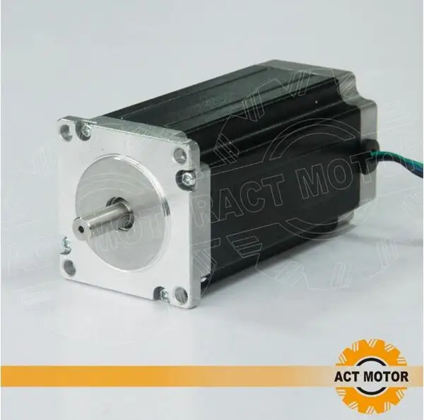 ACT Motor 1PC Nema23 Stepper Motor Single Shaft 4 Lead