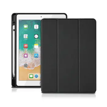 

Ultra Slim Lightweight Smart Cover Protective Stand Case With Apple Pencil Holder For iPad 9.7 2017 A1822 A1823 Tablet