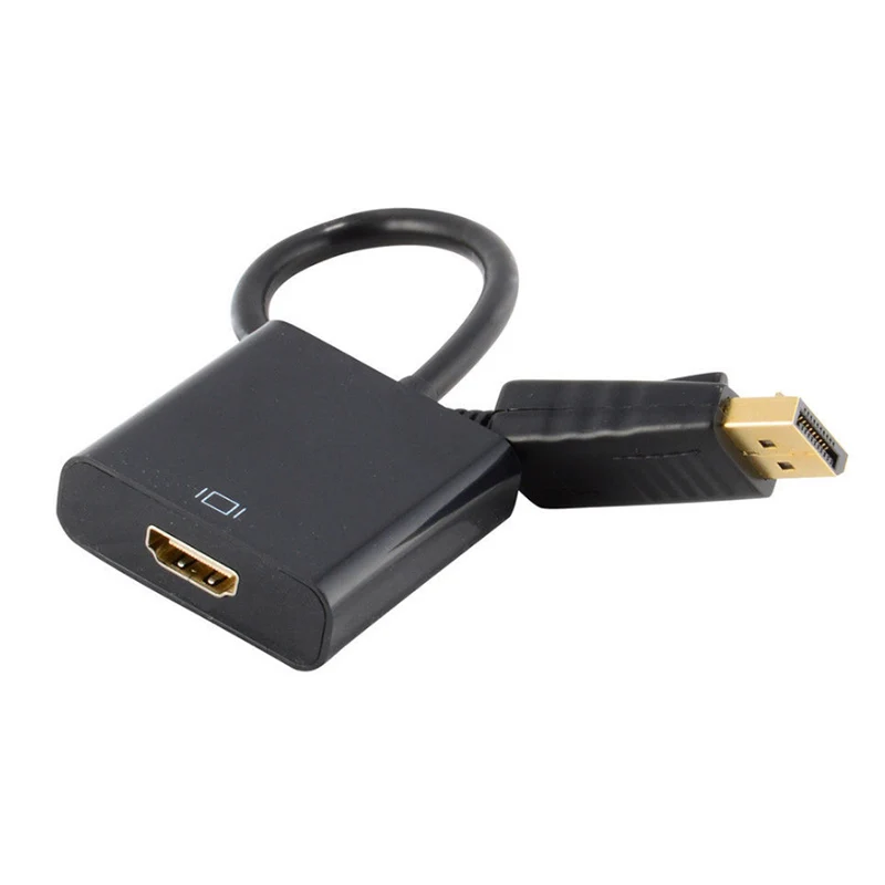 SZ-WXDZ جديد Displayport موانئ دبي إلى HDMI/VGA/DVI محول محول الذكور إلى الإناث كابل محول كهربائي مزدوج الفتحة 1080 p ل HDTV العارض