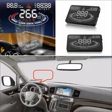 Автомобильный HUD Дисплей для Nissan Quest/Rogue/Sentra отражающее лобовое стекло экран безопасный экранный проектор вождения