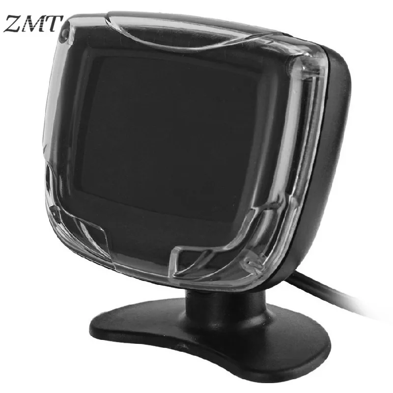 

Wireless Reversing Radar Beeping Voice Moon Teeth Vehicle Backview Radar 2.7 Inch LCD Screen ABS Parking Sensor System PZ312W