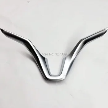 

ABS Chrome Steering Wheel Cover Trim Decoration for 2015 2016 HRV Vezel Car Styling Accessories