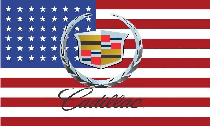 Флаг машины Cadillac racing club | Дом и сад