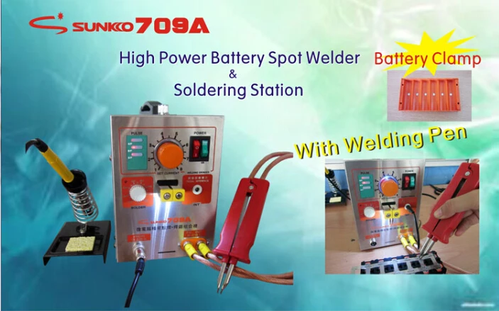 Battery Micro Pulse Spot Welder Welding Equipment Machine & Solding Machine Solder Two in One