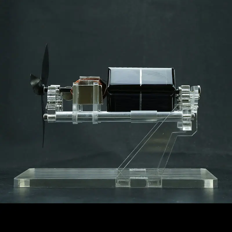 

Double-layer Fan Blade Magnetic Suspension Solar Motor Engine Model Mendocino Science Experiment Technology Invention Kid's Toy