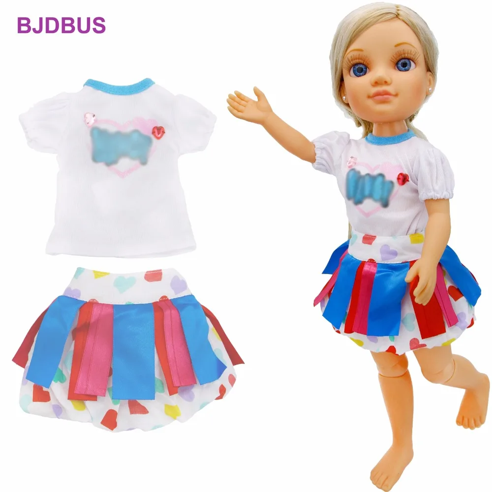 High Quality Dress Birthday Party Wear Shirt Blouse Colorful Ribbon Skirt Clothes For Nancy Doll Dollhouse Accessories Gift Toys High Quality Dress Birthday Party Wear Shirt Blouse Colorful Ribbon Skirt Clothes For Nancy Doll Dollhouse Accessories Gift Toys