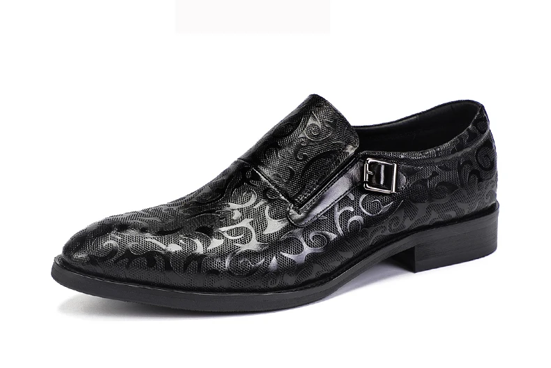 Men's Leather Casual Shoes' Black Leather Shoes Men Business Formal Shoe Slip-on Men Loafers Luxury Brand Flats Shoes Plus Size (6)