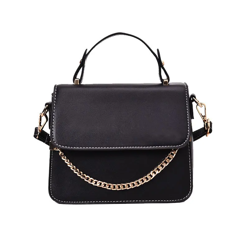 

Bag Female 2019 New Tide Pu Leather Handbag Korean Version Of Small Square Bag Simple Messenger Shoulder Bag Ladies Handbags