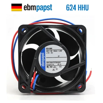 

NEW ebmpapst PAPST 624HHU 6025 24V 3.5W IP68 waterproof cooling fan