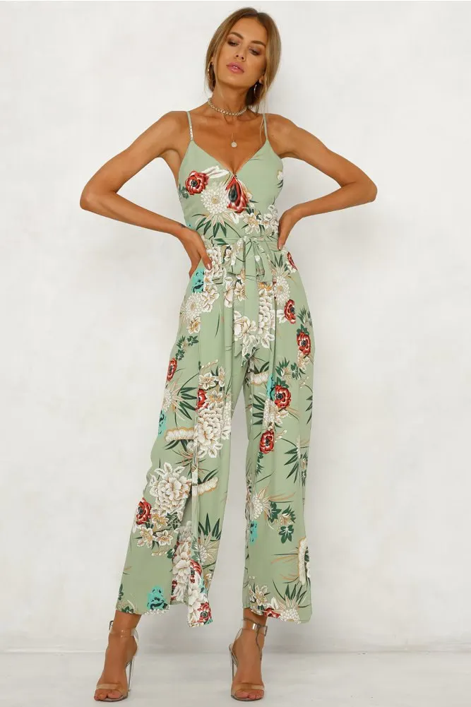 

Sexy strap floral print jumsuit women Wide Leg boho jumpsuit Backless romper Casual beach summer jumpsuit Female 2018