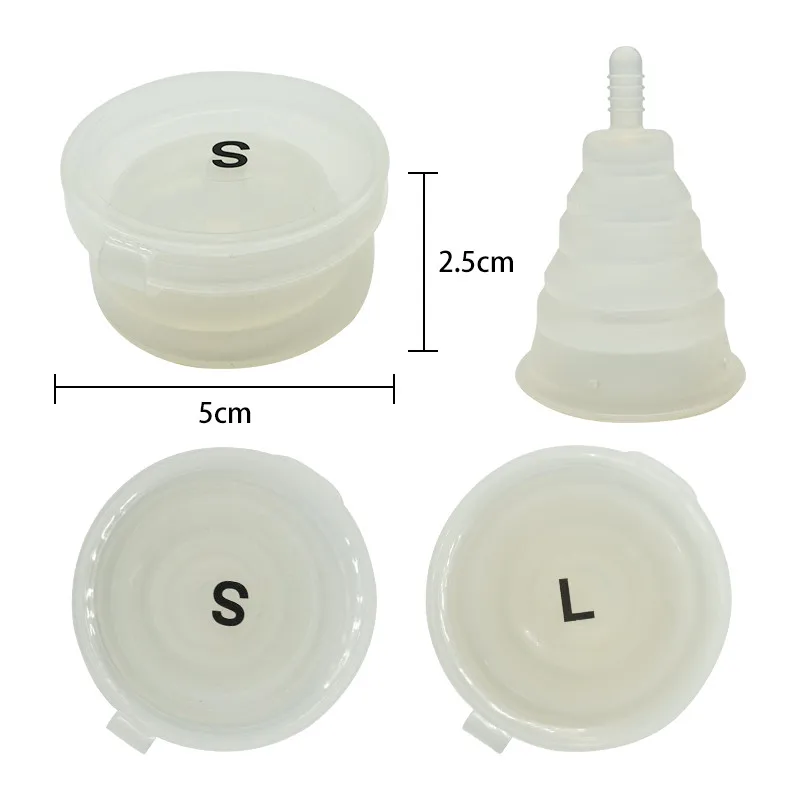 Newest Foldable Copa Menstrual Cup Reusable Feminine Hygiene Silicone Lady Cup With Box With Cloth Bag Foldable Menstrual Cup Newest Foldable Copa Menstrual Cup Reusable Feminine Hygiene Silicone Lady Cup With Box With Cloth Bag Foldable Menstrual Cup