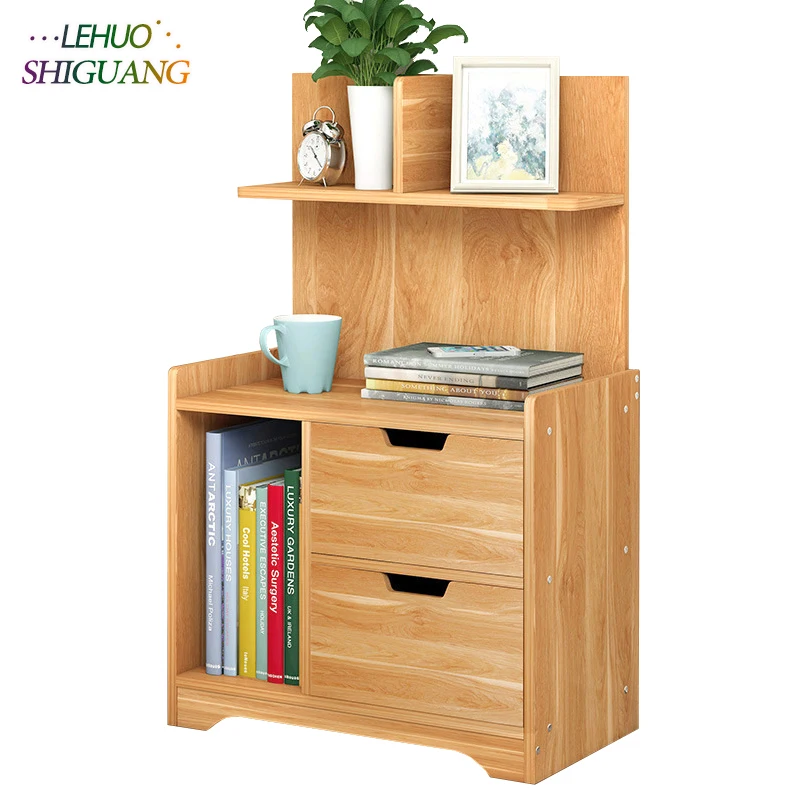 Nightstand Wooden Assembly Bedside table With drawer end table home bedroom Furniture Bedside organizer storage cabinet