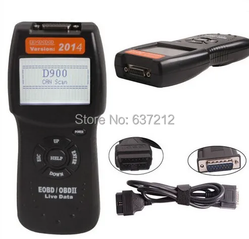 

Car Engine Fault Diagnostic Scanner Code Reader OBDII OBD 2 DTC Check OBD CAN BUS OBD2 D900 EOBD Live Data