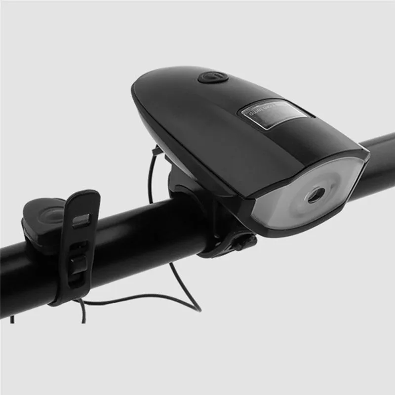 Discount Super Bright Bicycle Led Headlight Light With Bell Usb Rechargeable Bike Lights Head Light For Bicycle Mtb Road Cycling 3