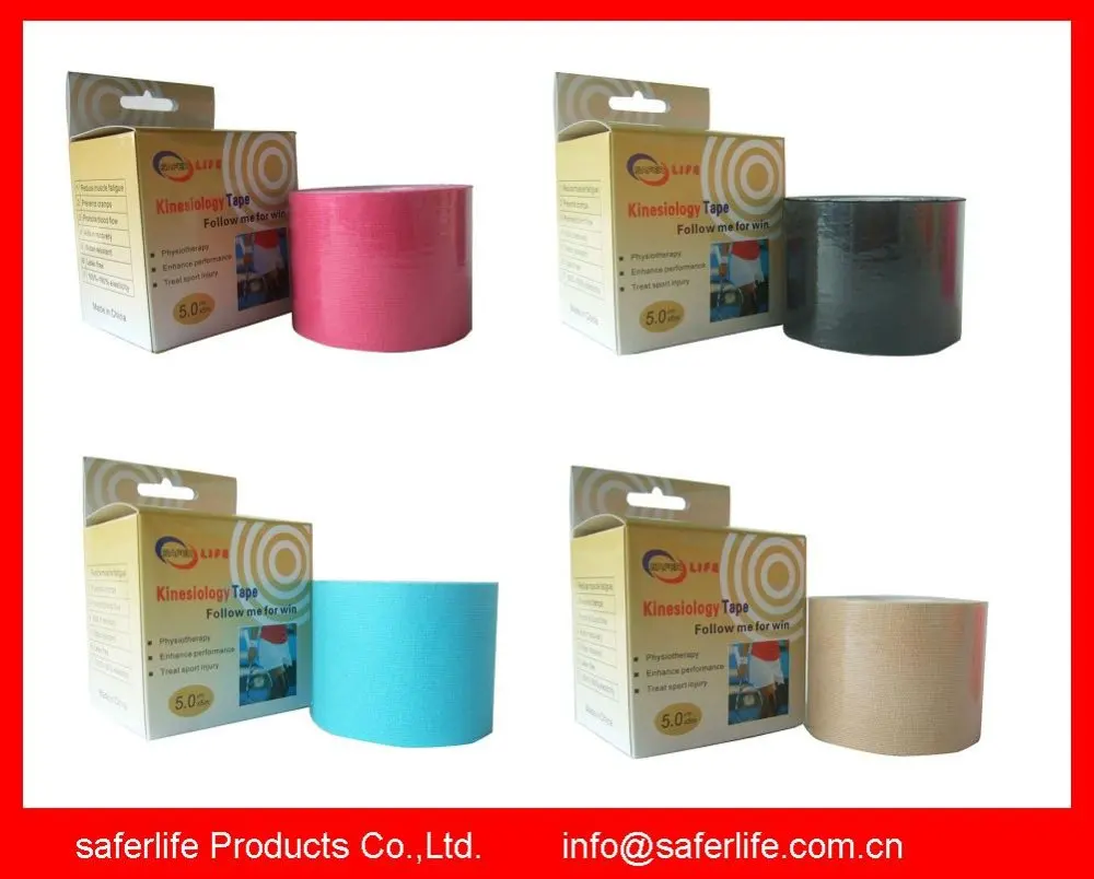 

special discount for Kinesiology tape 5cm x 5m for sports safe guard back guard