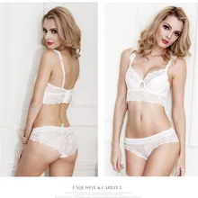 Бренд сексуальный женский бюстгальтер пуш-ап, трусики, наборы, дышащий Регулируемый кружевной бюстгальтер, Дамское белье больших размеров, бюстгальтеры с глубоким v-образным вырезом, A-D