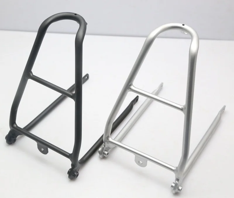 1X Aluminum Alloy Q Type Bike Rear Rack for Brompton with Easy Wheels Bicycl M3U