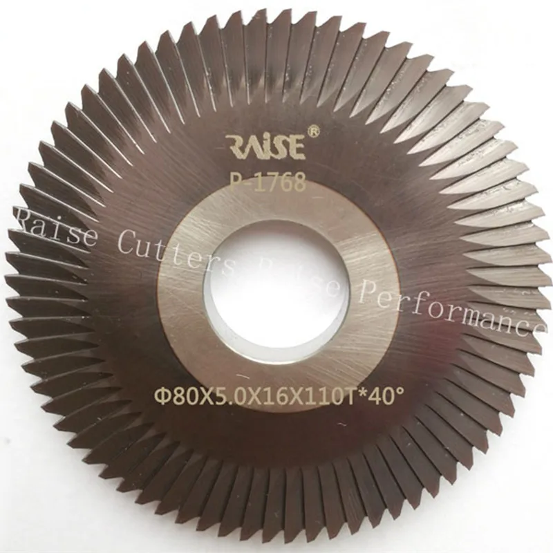 

Original Raise 0014J double angle milling cutter 16mm hole hss With nano-coating For Copper and iron key