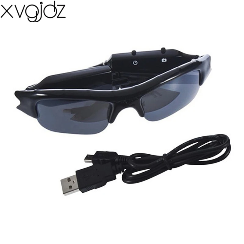 xvgjdz Mini HD Cam Sun Glasses Camera Eyewear Digital Video Recorder Glass Camera Mini Camcorder Video Sunglasses