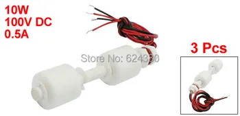 

1 Bag ( 3 Pcs / Lots ) x White P.P Double Two 2 Ball Fish Tank Pool Liquid Water Level Sensor Vertical Float Switch ZP10010-2-52