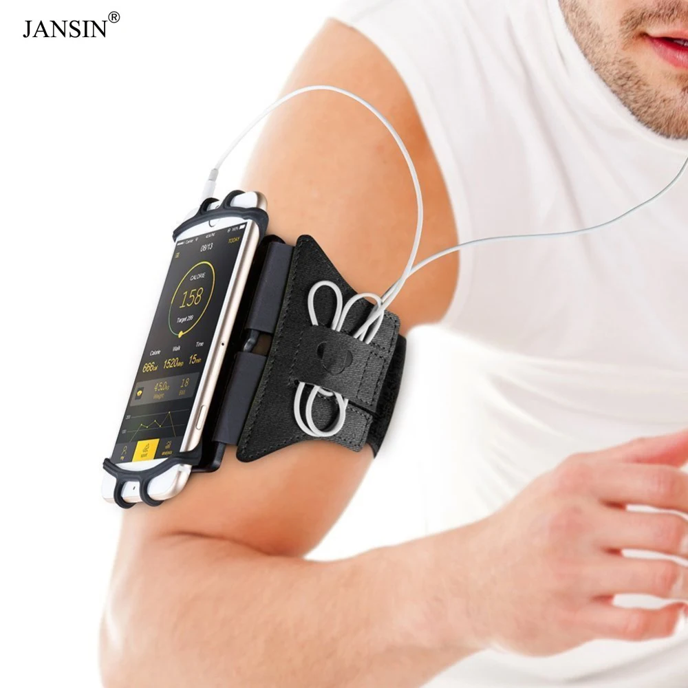 180 Rotatable Running Armband for iPhone X 8 8 Plus 6 6S Galaxy S8 S7 Edge Phone Armband with