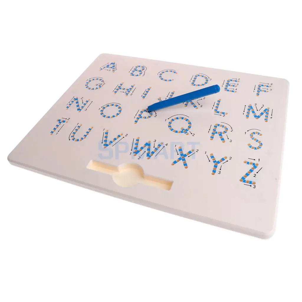 Magnetic Drawing Board Magnet Tablet Alphabet A to Z Educational Doodle Sketch Writing Pad Toddler Baby Developmental Toy