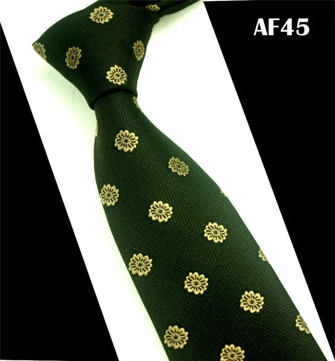 SCST новые брендовые дизайнерские красные шелковые галстуки в белый горошек для мужчин, свадебные галстуки 7 см, тонкие деловые галстуки CR030 - Цвет: AF45