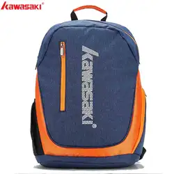 Рюкзак с рисунком волана сумка для теннисных ракеток KAWASAKI может держать 1-2 ракетки с обувью отдельные комнаты спортивные дорожные рюкзаки